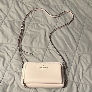 kate spade Pale Pink Saffiano Leather Crossbody Bag